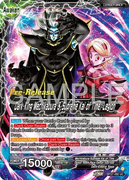 Mechikabura // Dark King Mechikabura & Supreme Kai of Time, Legion card art
