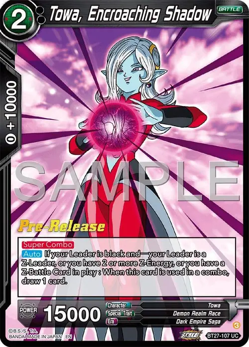 Towa, Encroaching Shadow card art