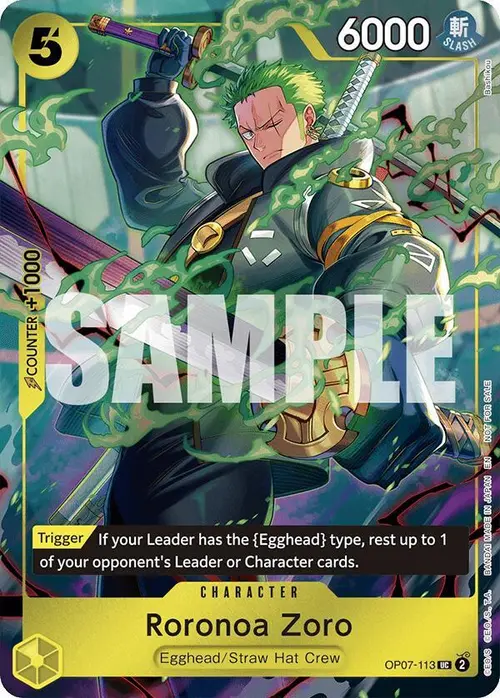 Roronoa Zoro (One Piece Day Dallas 2025) card art
