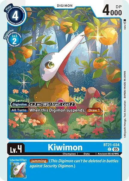 Kiwimon card art