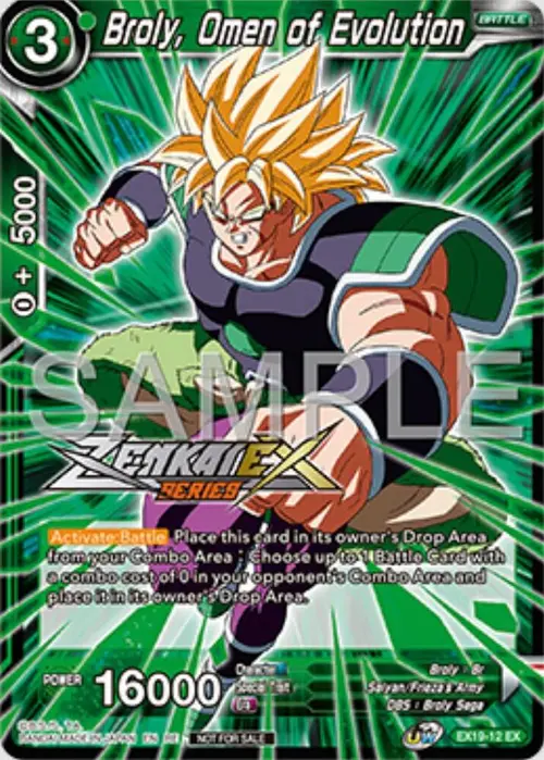 Broly, Omen of Evolution (Event Pack 16) card art