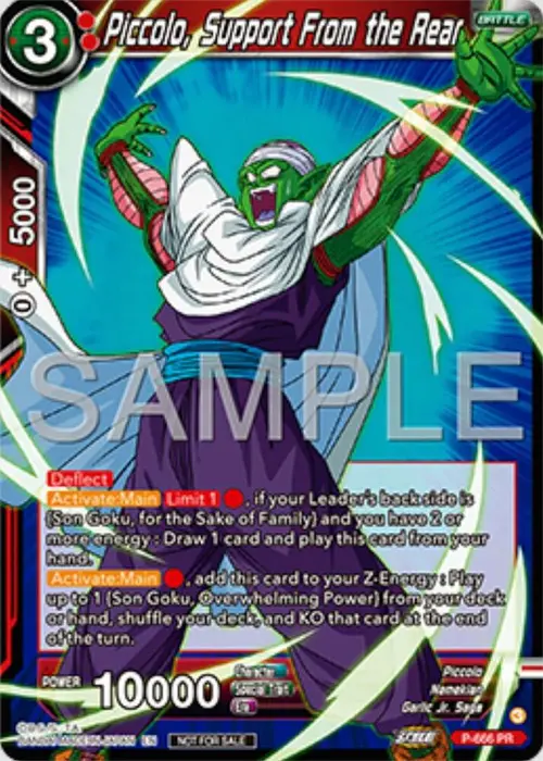 Piccolo, Support From the Rear (Zenkai Series Tournament Pack Vol.11) card art