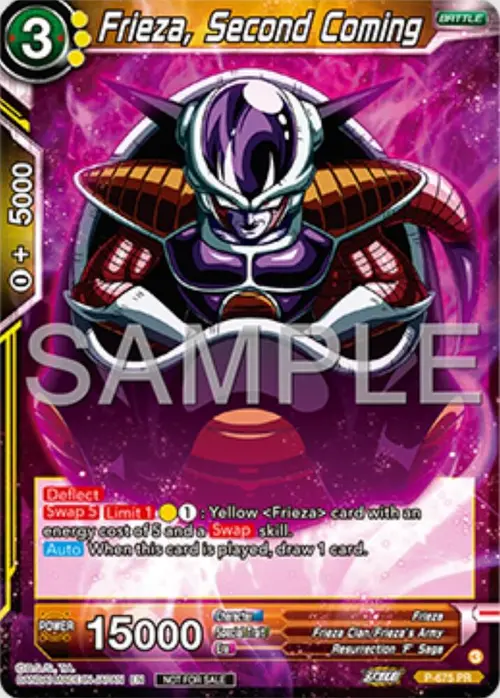 Frieza, Second Coming (Zenkai Series Tournament Pack Vol.11) card art