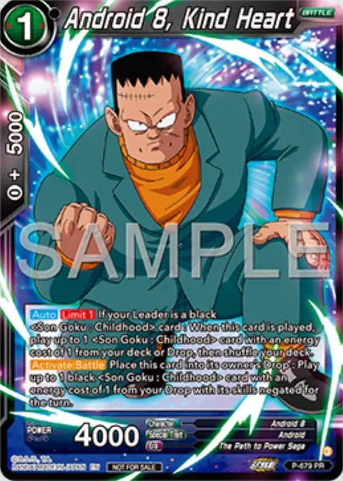 Android 8, Kind Heart (Zenkai Series Tournament Pack Vol.11) card art