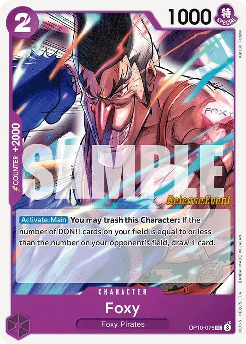 Foxy card art