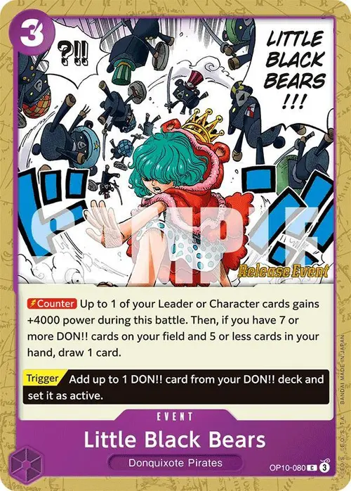 Little Black Bears card art