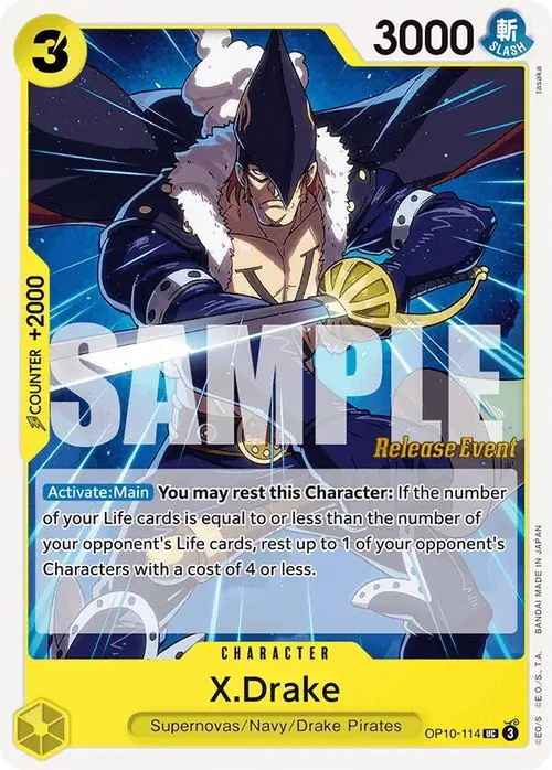X.Drake card art