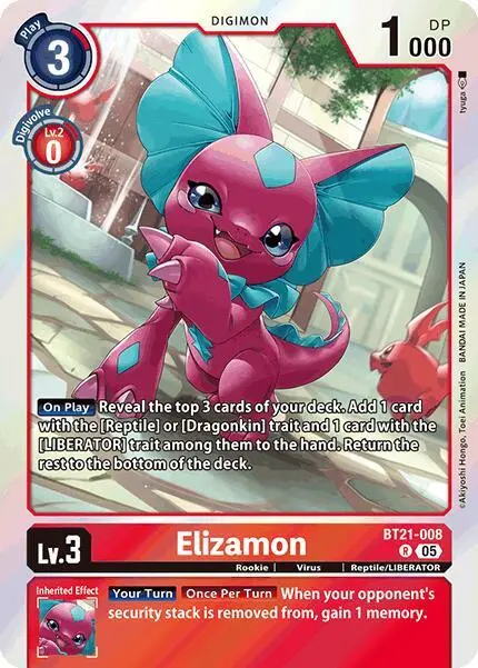Elizamon card art