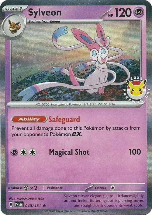 Sylveon - 040/131 (Pokemon Day) card art