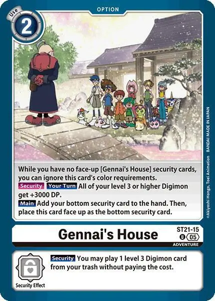Gennai's House card art