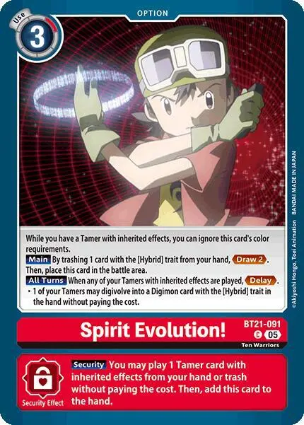 Spirit Evolution! card art