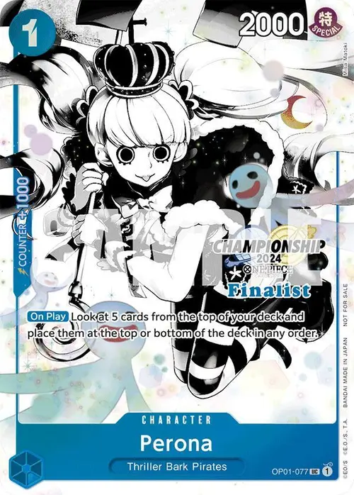 Perona (Championship 2024 Finalist Card Set Vol. 2) card art