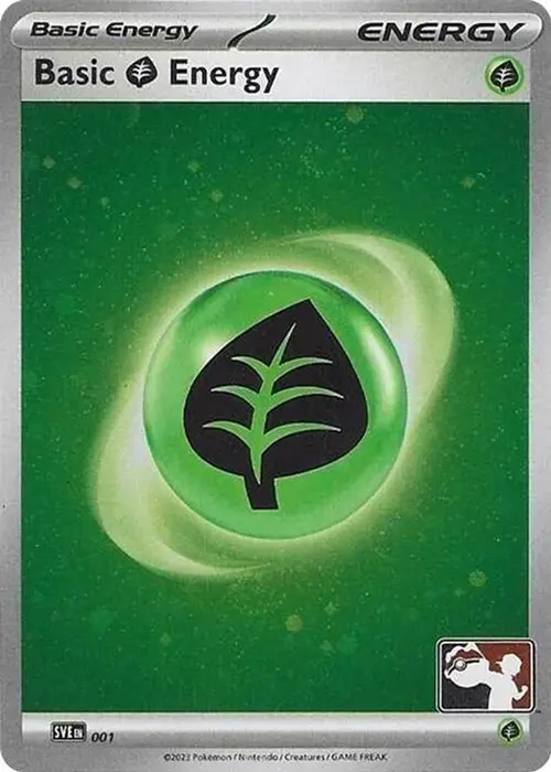 Basic Grass Energy - 001 (Cosmos Holo) card art