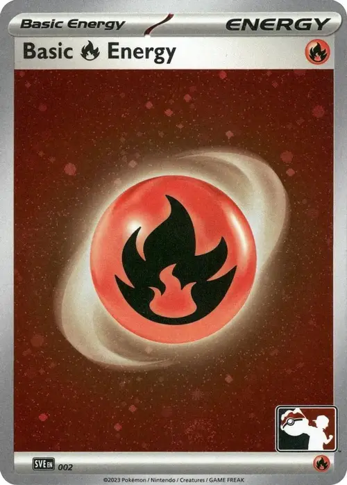 Basic Fire Energy - 002 (Cosmos Holo) card art