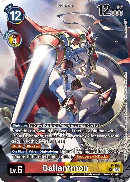 Gallantmon (BT-21: Illustration Celebration Pack) card art