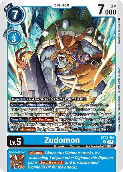 Zudomon card art