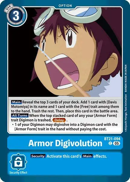 Armor Digivolution card art