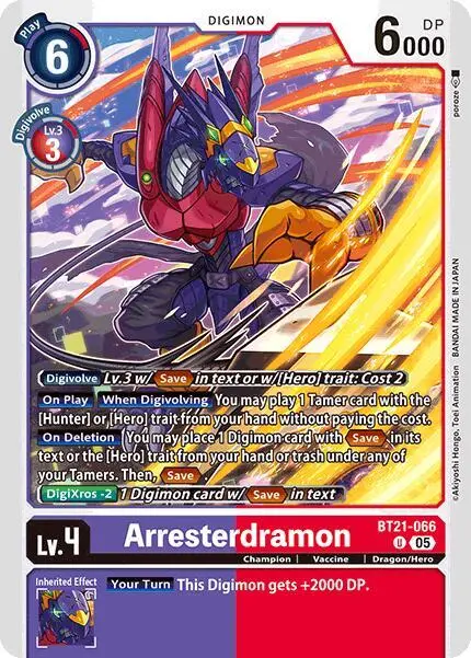 Arresterdramon card art