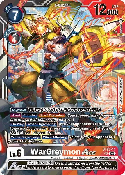 WarGreymon ACE card art