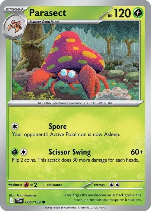 Parasect card art