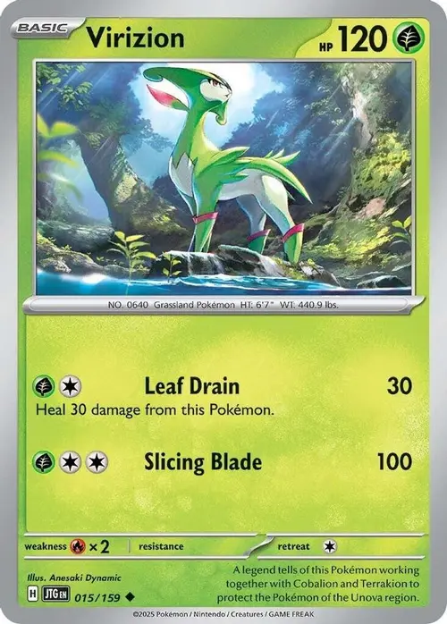 Virizion card art