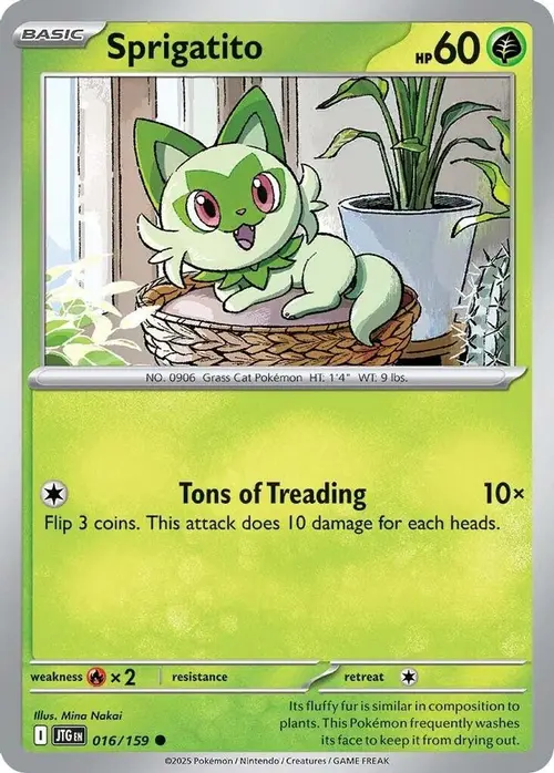 Sprigatito card art