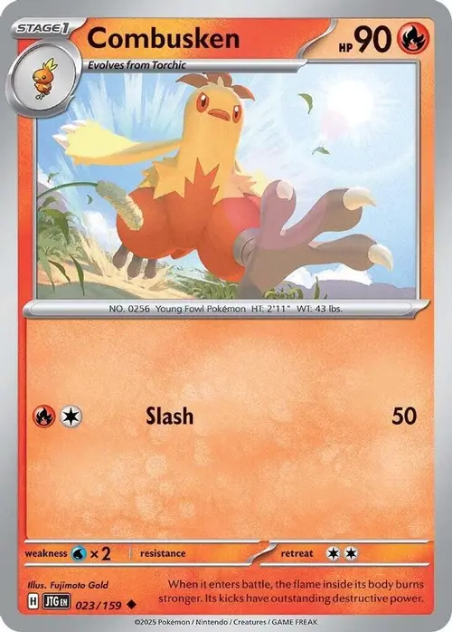 Combusken card art