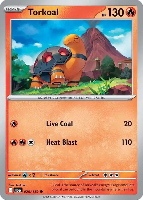 Torkoal card art