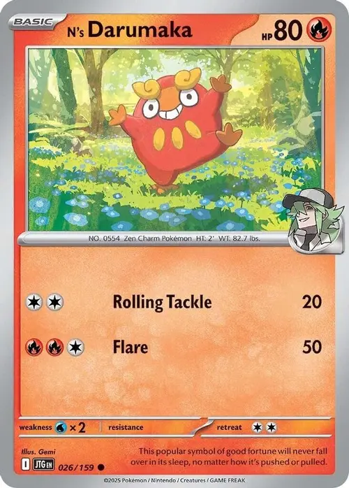 N's Darumaka card art