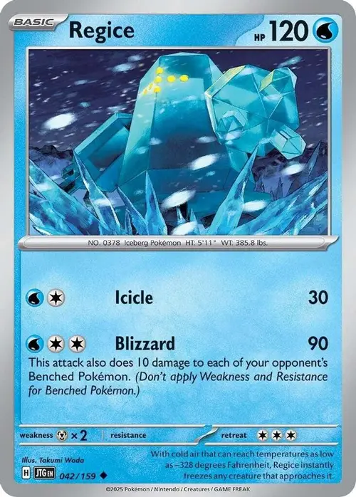 Regice card art
