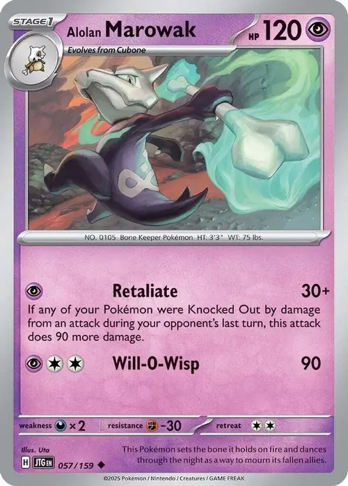 Alolan Marowak card art