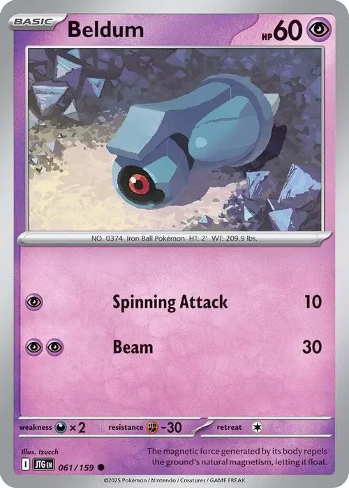 Beldum card art