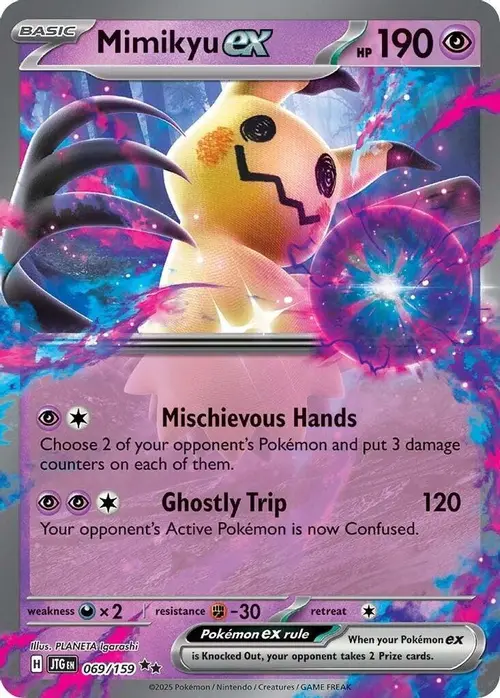 Mimikyu ex card art