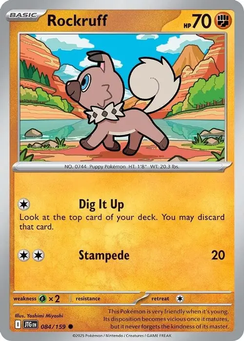 Rockruff card art