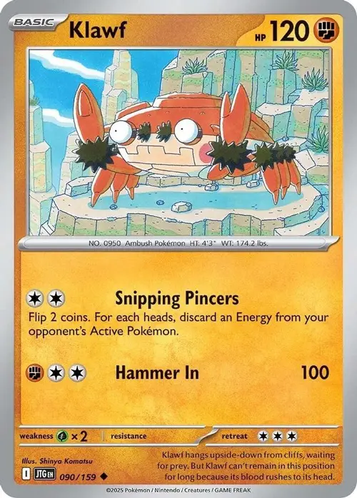 Klawf card art