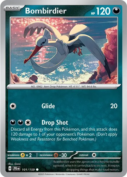 Bombirdier card art