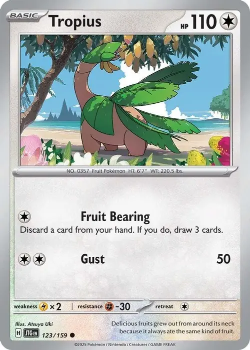 Tropius card art