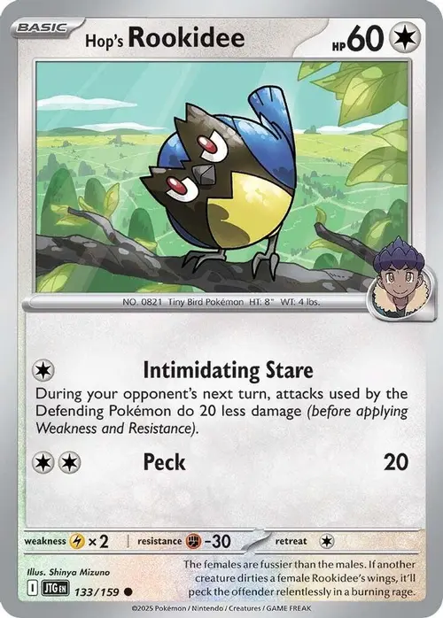 Hop's Rookidee card art