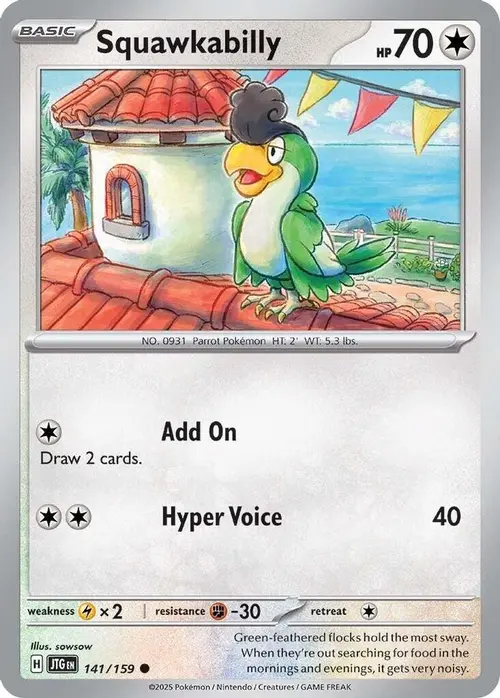 Squawkabilly card art