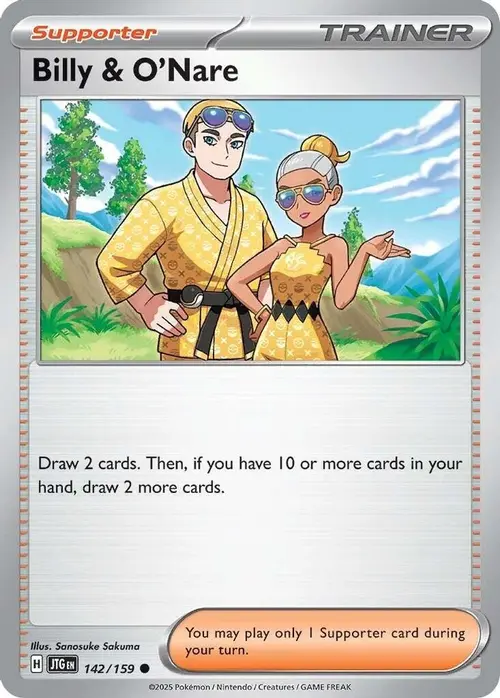 Billy & O'Nare card art