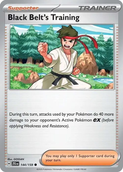 Black Belt's Training - 144/159 card art