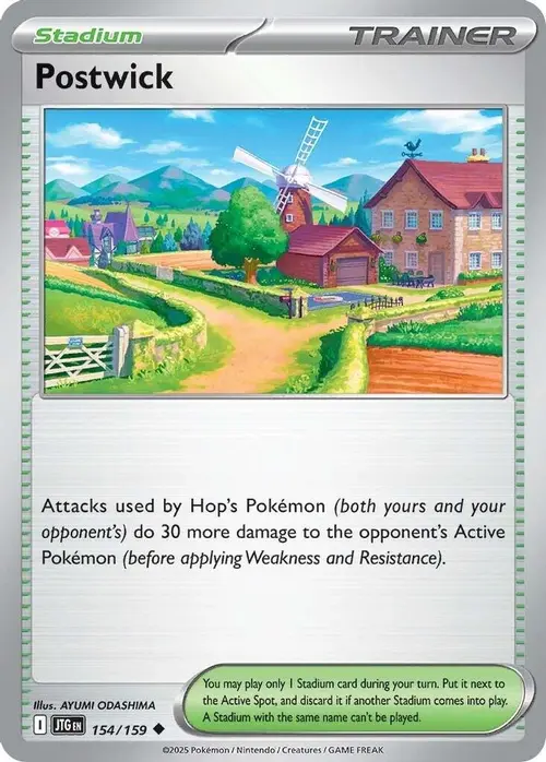 Postwick card art
