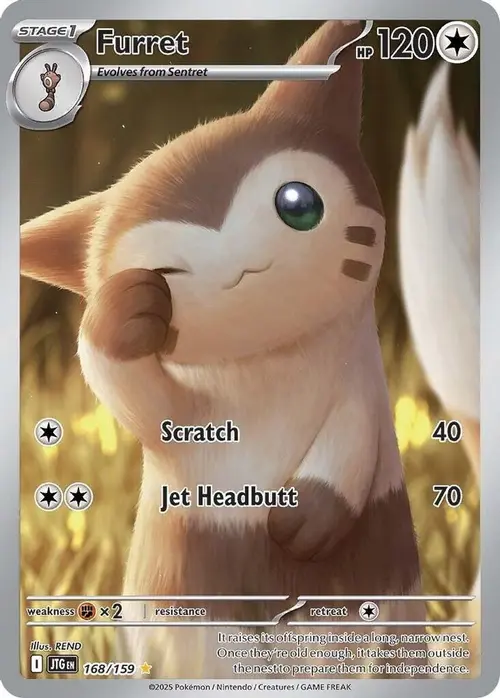 Furret - 168/159 card art