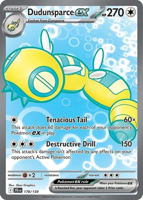 Dudunsparce ex - 178/159 card art