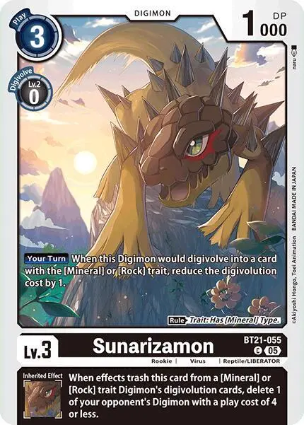 Sunarizamon card art
