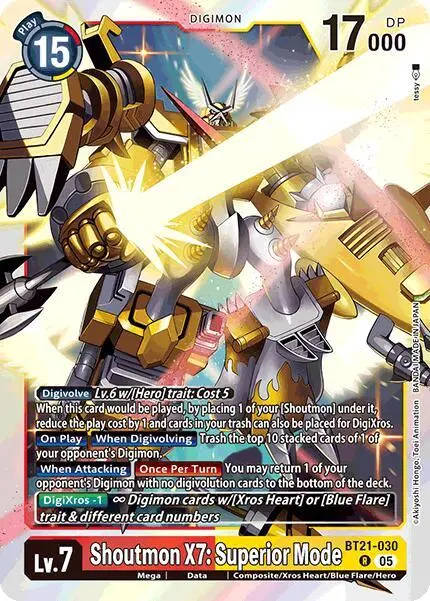 Shoutmon X7: Superior Mode card art
