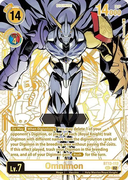 Omnimon (Rare Pull) card art