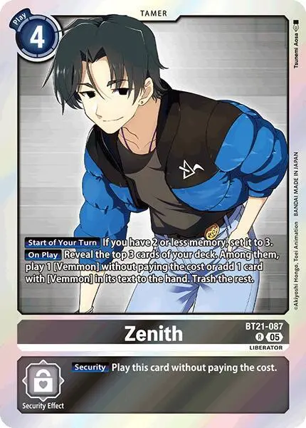 Zenith card art