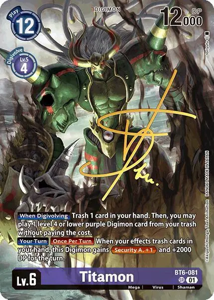 Titamon (Rare Pull) card art