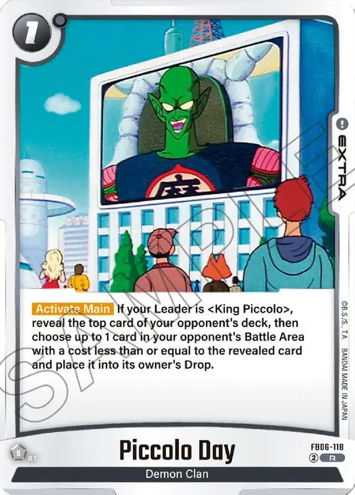 Piccolo Day card art